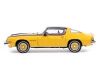 1976 Chevrolet Camaro Rally Sport Black and Yellow with Red Stripes 1/64 Diecast Model Car by IXO Models