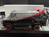 DAMAGED AS-IS (#1) 1/12 Scale 1983 GMC Vandura Black "The A-Team" Diecast Model Car by Greenlight