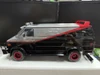 DAMAGED AS-IS (#3) 1/12 Scale 1983 GMC Vandura Black "The A-Team" Diecast Model Car by Greenlight