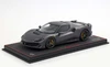 1/18 BBR Ferrari 296 Speciale (Grigio Silverstone Matte Grey with Carbon Fiber Wheels) Car Model Limited 12 Pieces