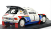 1/12 TopMarques 1986 Peugeot 205 Turbo 16 E2 #1 2nd Rallye Monte Carlo Peugeot Talbot Sport Timo Salonen, Seppo Harjanne Car Model