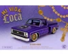 1/64 M2 Machines 1973 Chevrolet Cheyenne 10 Stepside Mi Via Loca (Purple) Diecast Car Model