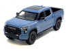 2023 Toyota Tundra TRD 4x4 Pickup Truck Cavalry Blue with Sunroof and Wheel Rack 1/24 Diecast Model Car