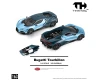 1/64 Trends Hobby Bugatti Tourbillon (Blue Atlantic) Diecast Car Model