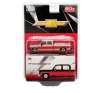 CHASE CAR 1/64 Ixo 1979 Chevrolet Scottsdale C20 Crew Cab (Chrome Silver & Red) Diecast Car Model