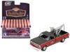 1983 Dodge Ram D-100 Royal SE Tow Truck with Drop-In Tow Hook "Hobby Shop Auto Mechanic" Brown and Red with Work Lights "The Hobby Shop" Series 17 1/64 Diecast Model Car by Greenlight