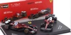 1/64 BBurago 2025 F1 2-Car Set Charles Leclerc Ferrari SF-25 #16 Diecast Car Model