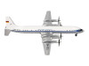 Ilyushin IL-18 Commercial Aircraft "Deutsche Lufthansa" (DM-STA) White with Blue Stripes 1/200 Diecast Model by Herpa