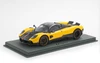 1/18 BBR Pagani Utopia (Geneva Yellow and Black Carbon) Open Rear Flap Car Model Limited 100 Pieces