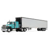 1/64 First Gear Ford LTL 9000 with 48” Flat Top Sleeper & 53’ Trailer with Reefer Red’s Favorites Tom Sercombe Diecast Car Model