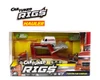1/64 CarTuned Container Rigs Hauler Series 2B Open Cars Transporter with 2 Vehicles Racing Set