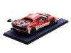 Ferrari 296 GT3 Challenge #32 "Launch Version" Red with White Stripes with Acrylic Display Case 1/18 Model Car by LookSmart