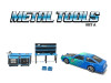 "Metal Tools" Set A Blue of 14 Pieces Limited Edition for 1/64 Scale Models by American Diorama