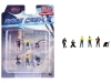 "Race Crew #2" 6 piece Diecast Figure Set (6 Figures) Limited Edition for 1/64 Scale Models by American Diorama