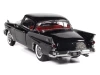 1957 Studebaker Golden Hawk Midnight Black with Red Interior 1/18 Diecast Model by Auto World