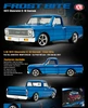1/18 ACME 1972 Chevrolet C10 Frost Bite Blue Diecast Car Model