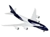 Boeing 747-8I Commercial Aircraft "Lufthansa 100 Years" (D-ABYN) Dark Blue and White "Gemini 200" Series 1/200 Diecast Model Airplane by GeminiJets
