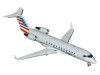 Bombardier CRJ200 Commercial Aircraft "American Eagle" (N420AW) Gray with Striped Tail "Gemini 200" Series 1/200 Diecast Model Airplane by GeminiJets