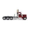 1/50 Diecast Masters Peterbilt Model 589 131-inches-BBC Day-Cab Tridem-Axle Truck Tractor (Legendary Red) Diecast Model