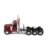 1/50 Diecast Masters Peterbilt Model 589 131-inches-BBC Day-Cab Tridem-Axle Truck Tractor (Legendary Red) Diecast Model
