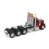 1/50 Diecast Masters Peterbilt Model 589 131-inches-BBC Day-Cab Tridem-Axle Truck Tractor (Legendary Red) Diecast Model