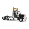1/50 Diecast Masters Peterbilt Model 589 131-inches-BBC Day-Cab Tandem-Axle Truck Tractor (Black) Diecast Model