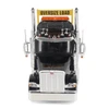 1/50 Diecast Masters Peterbilt Model 589 131-inches-BBC Day-Cab Tandem-Axle Truck Tractor (Black) Diecast Model