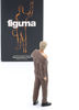 1/18 Figurenmanufaktur Mechanic with Brown Overall Gets Dressed Figure