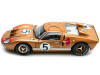 1/18 Shelby Collectibles 1966 Ford GT-40 MK 2 Gold #5 Diecast Car Model