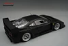 1/12 Tecnomodel Ferrari F40 LM 1996 Press Version Matte Black Color with Enkei Silver Wheels Limited Edition Car Model