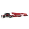 1/64 First Gear Peterbilt® Model 379 with 70” Mid-Roof Sleeper & Fontaine® Magnitude™ Lowboy   with Bunk & ERMC 6-Axle Hydra Steer with Bridge Beam Section Load Mammoet New Beam Load Diecast Car Model