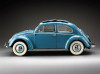 1/12 Sunstar 1958 Volkswagen Beetle Saloon Opening Roof (Fjord Blue) Diecast Car Model