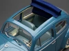 1/12 Sunstar 1958 Volkswagen Beetle Saloon Opening Roof (Fjord Blue) Diecast Car Model