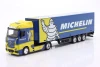 1/43 BBurago Mercedes-Benz Actros Gigaspace with Semi-Trailer Michelin Diecast Car Model