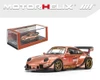 1/64 Motorhelix Porsche 911 RWB RWB 993 Adriana (Metallic Pink) Diecast Car Model