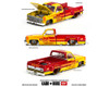 1/64 Kaido House Chevrolet Silverado Dually Kaido Racing Team V1 (Yellow & Red) Diecast Car Model
