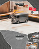 1/64 TW Tarmac Works Citroen Type H (Silver) Diecast Car Model