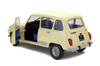 1/18 Solido 1978 Renault 4L Clan (Beige White) Diecast Car Model