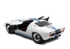 1/18 Solido 1968 Ford GT40 MK1 (White with Blue Stripes) Diecast Car Model