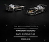 1/64 Poprace Pandem Honda S2000 (Dark Chrome) Diecast Car Model