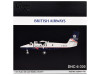 De Havilland DHC-6-300 Commercial Aircraft "British Airways Express" (N803AK) Gray with Blue Tail "Gemini 200" Series 1/200 Diecast Model Airplane by GeminiJets