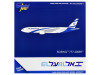 Boeing 777-200ER Commercial Aircraft "El Al Airlines" (4X-ECE) White with Blue Stripes 1/400 Diecast Model Airplane by GeminiJets