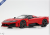 1/12 BBR Ferrari F80 (Rosso Corsa Red with Gloss Black Roof & Red Brakes) Car Model Limited 10 Pcs