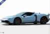 1/18 BBR Ferrari 849 Testarossa Assetto Fiorano (Azzurro La Plata Blue with Bianco Cervino Livery) Car Model