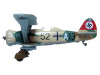 Henschel Hs-123A Aircraft "52+A13 3./StG 165 Immelmann Fuerstenfeldbruck Bavaria Germany" (1937) German Luftwaffe "Oxford Aviation" Series 1/72 Diecast Model Airplane by Oxford Diecast