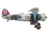 Henschel Hs-123A Aircraft "52+A13 3./StG 165 Immelmann Fuerstenfeldbruck Bavaria Germany" (1937) German Luftwaffe "Oxford Aviation" Series 1/72 Diecast Model Airplane by Oxford Diecast