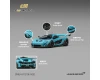 1/64 CM Model Mclaren P1 GTR Iridium (Blue) Diecast Car Model