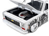 1973 Chevrolet Cheyenne 10 Pickup Truck "Dia de los Muertos" White with Graphics Limited Edition to 2500 pieces Worldwide 1/24 Diecast Model Car by M2 Machines