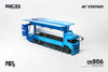 1/64 GCD Mitsubishi Fuso Super Great Transport Fist Livery ST LBWK (Blue) Diecast Car Model