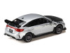 Honda Civic Type R (FL5) RHD (Right Hand Drive) Matt Silver Metallic with Carbon Hood "MUGEN Group B" (2025) "JDM64" Series 1/64 Diecast Model Car by Hobby Japan